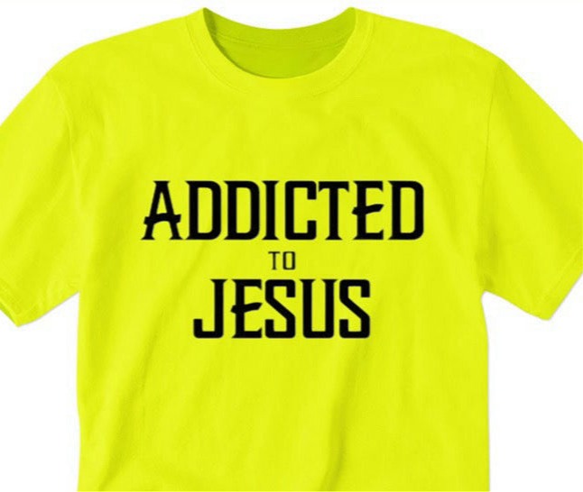 Addicted to Jesus Neon Premium
Tee (Unisex)