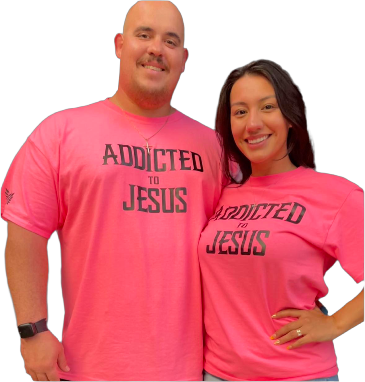 Addicted to Jesus Pink Premium
Tee (Unisex)