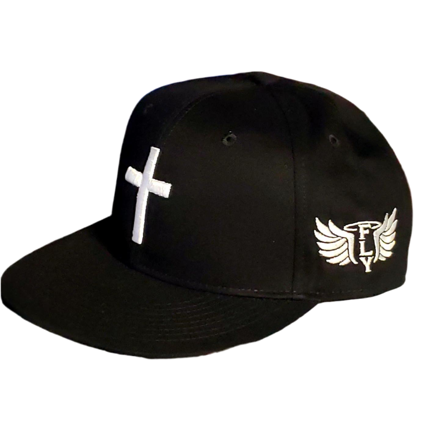Embroidered Cross Hat