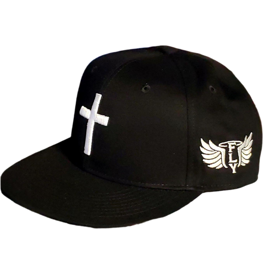 Embroidered Cross Hat